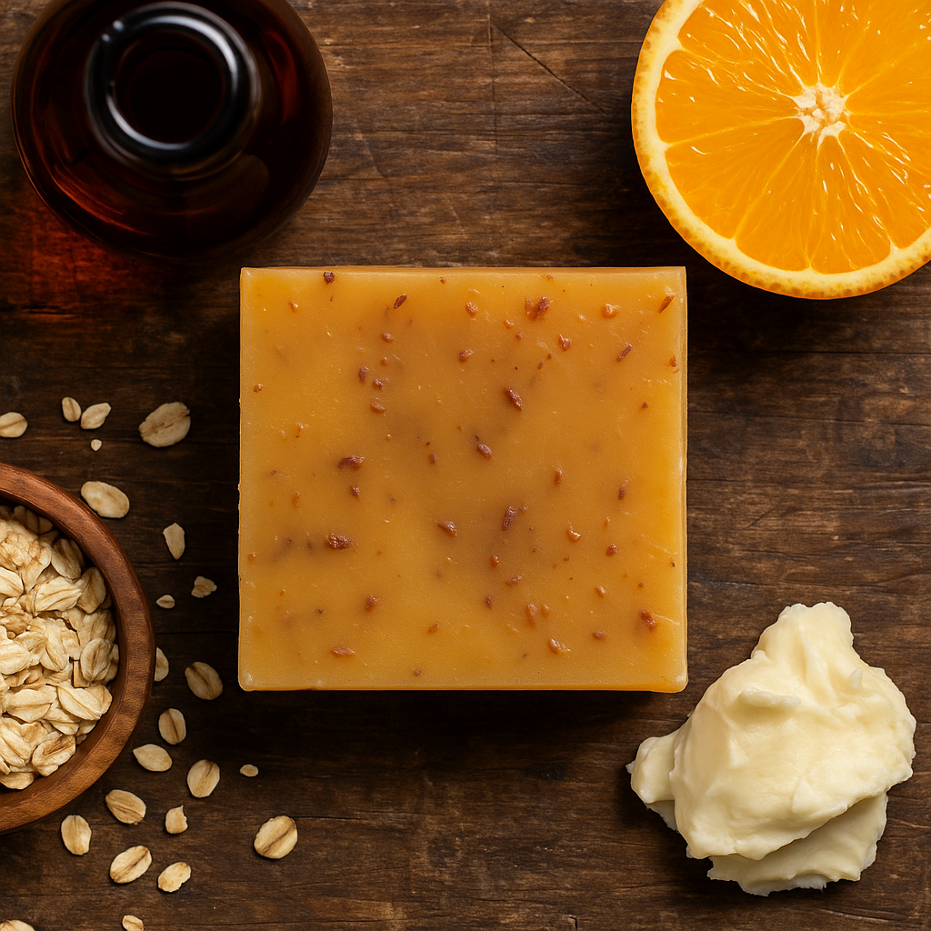 HOPSLINGER Citrus Beer & Oats Bar Soap