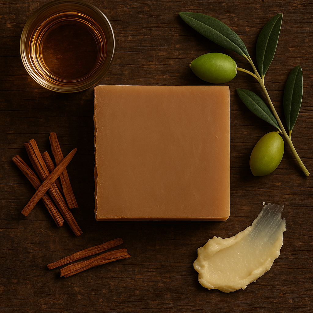 WHISKEY RIDGE Sandalwood + Bourbon Bar Soap